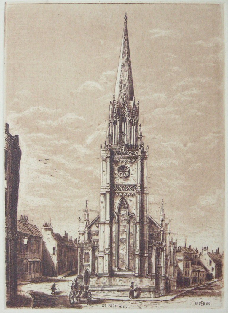 Etching - St. Michael's - Ellison